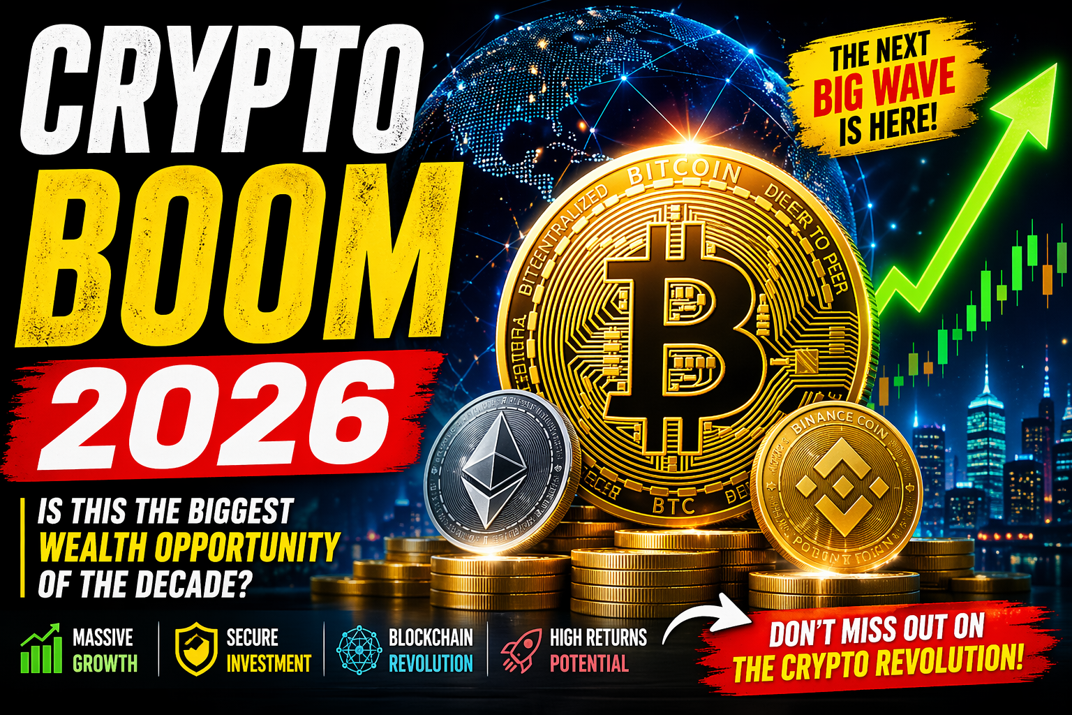 Crypto Market Boom 2026: Is This the Biggest Wealth Opportunity of the Decade?