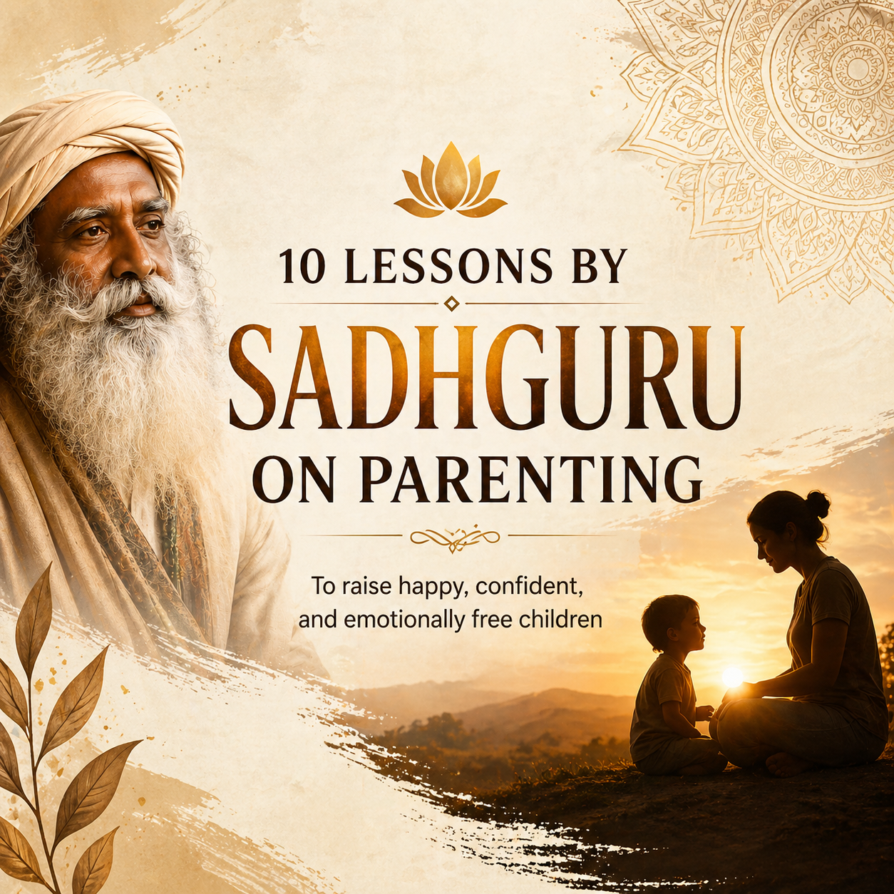 sadhguru Quotes on Parenting: 10 Lessons to Raise Happy & Confident Kids