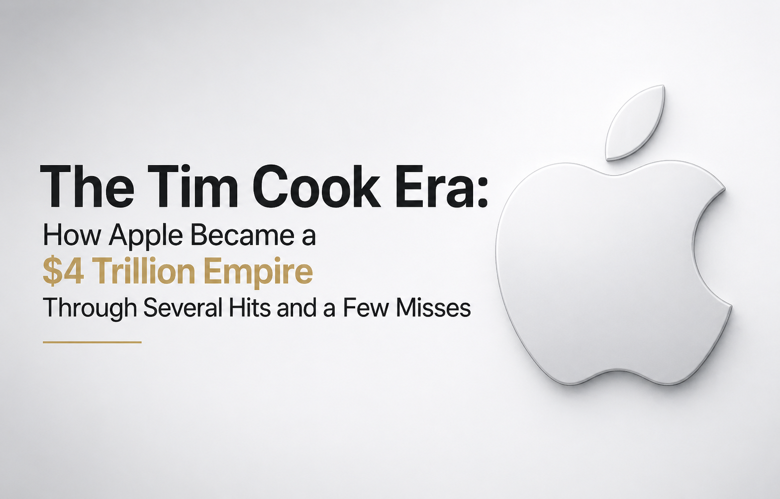 Tim Cook's Apple: The Products That Built a $4 Trillion Company