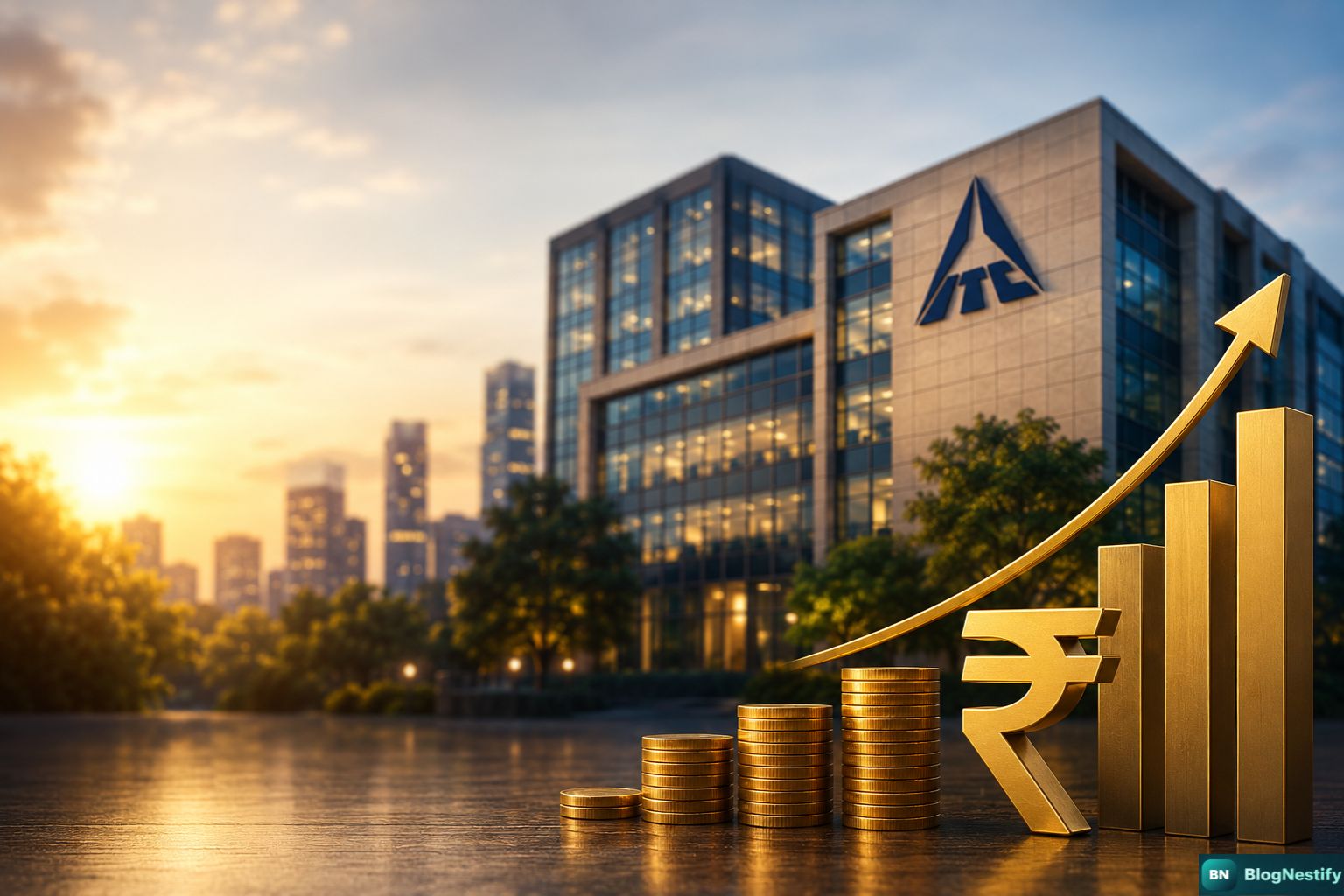 ITC Q4 Results FY26: Profit Rises 5% YoY to ₹5,113 Crore, ₹8/Share Dividend Declared